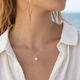 Pearl Drop Tide Necklace