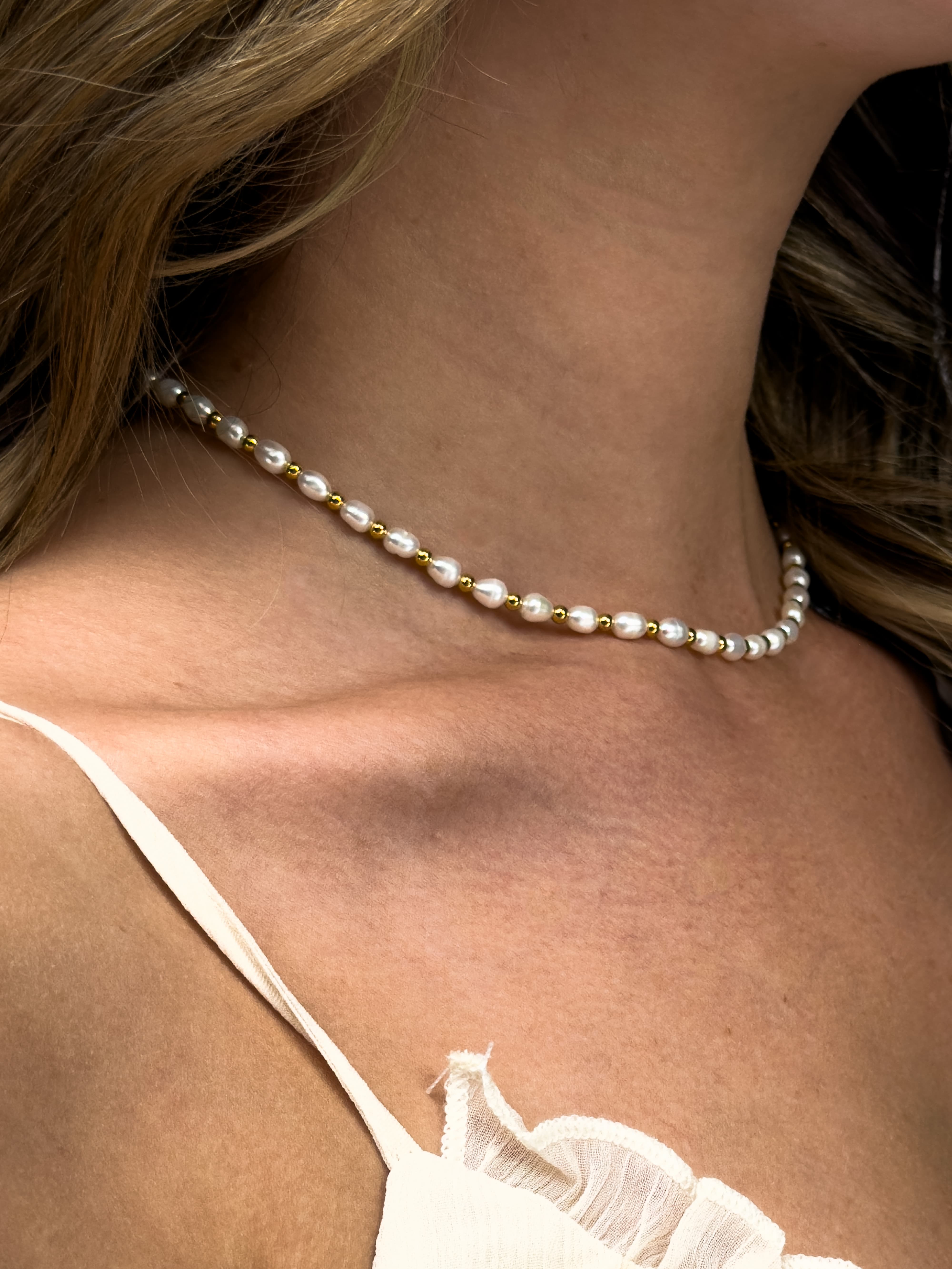 ネックレス 【OURA / オーラ】Combination pearl necklace 01
